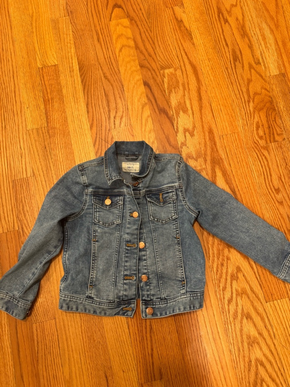 Crewcuts girls Size 6-7 Denim Jacket - Blue